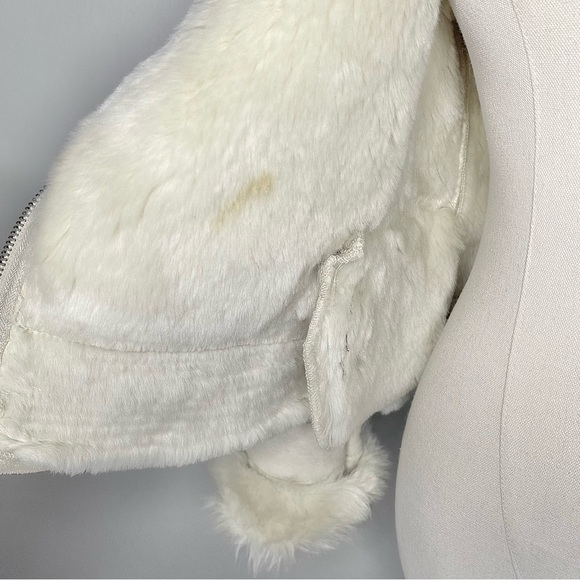 SOLD Playboy Faux Fur Suede Coat - Picture 4 of 5